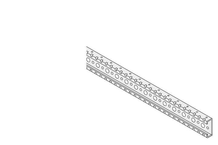 Профиль поперечный гальванический L=2013мм (уп.2шт) ABB 1STQ007391A0000