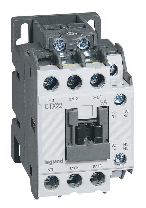 Контактор Legrand CTX-3 3P 9А 1НО 1HЗ ~110В 416084