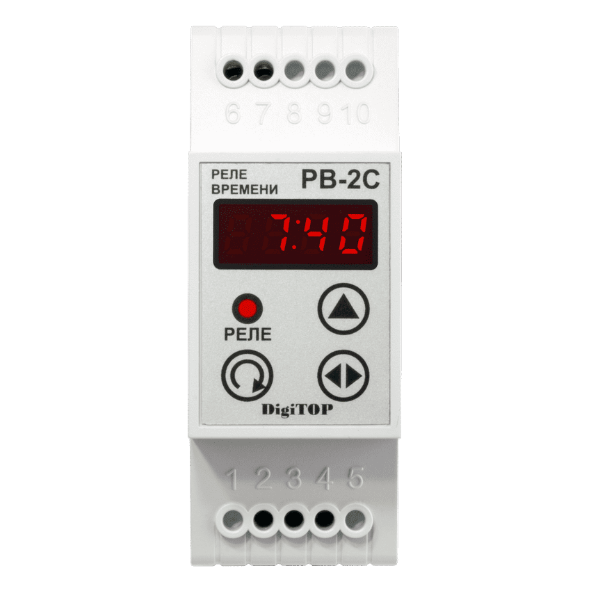 Программируемое реле времени РВ-2с (суточный режим) DigiTOP